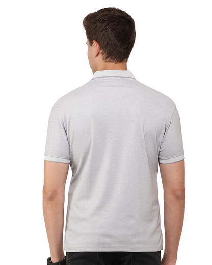 Melange Grey Polo T-Shirt