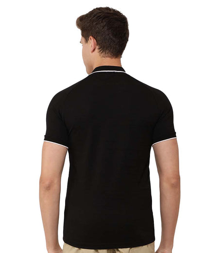 Onyx Raglan Sleeve Poly Polo Tshirt