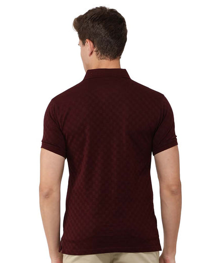 Old Money Chess Textured Polo