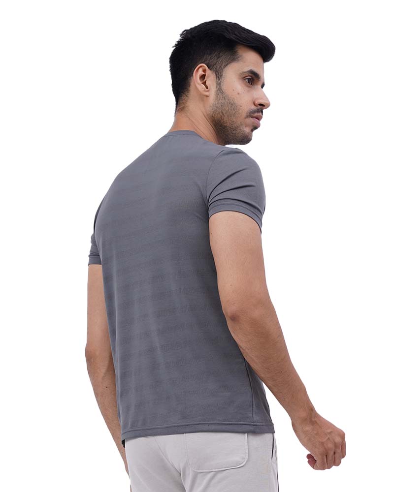 Textured Dryfit Round T-Shirt