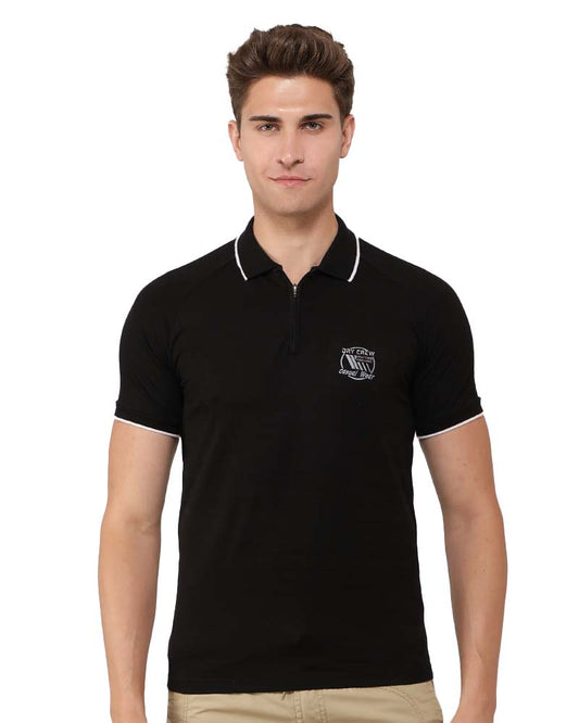 Onyx Raglan Sleeve Poly Polo Tshirt