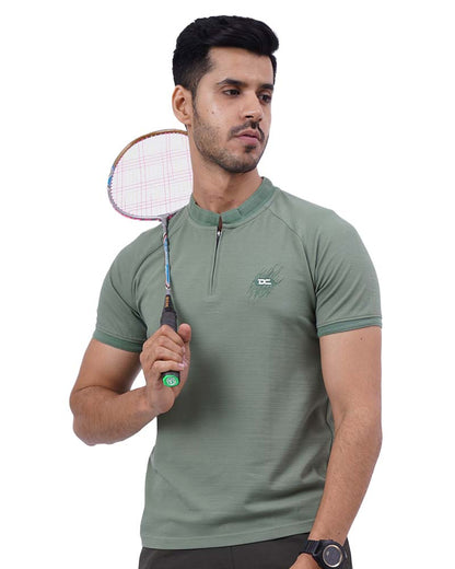 Pista Zipped Polo T-Shirt