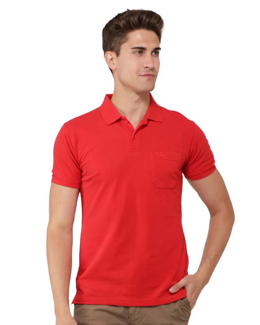 Everyday Basic Polo T-Shirt with Pocket