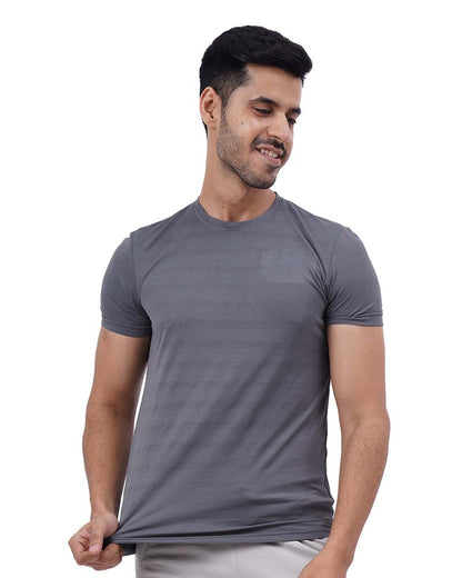 Textured Dryfit Round T-Shirt