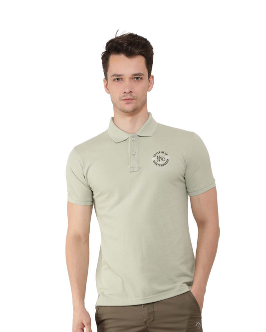 Mint Green Basic Polo T-Shirt