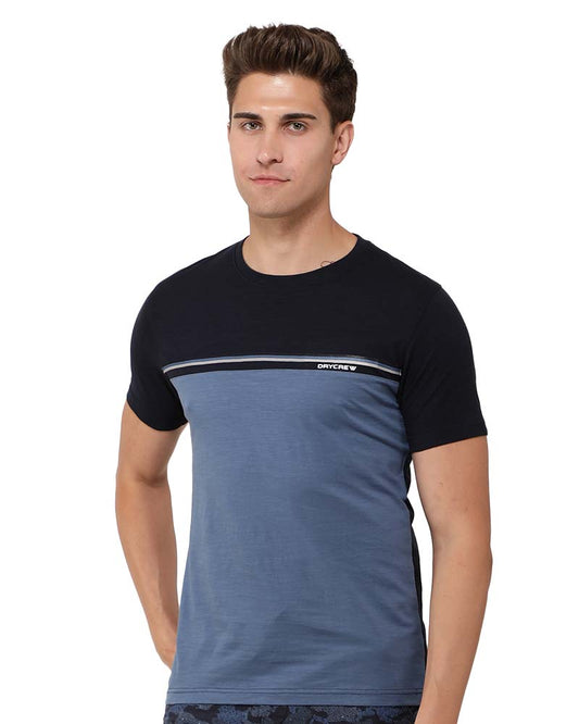 Oxford Blue Comfortable Half Sleeve T-Shirt