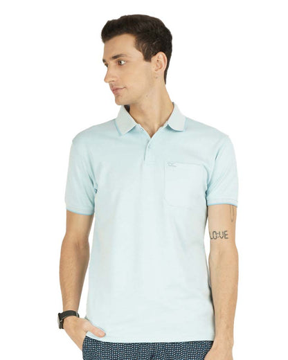 Light Melange Premium Polo T-Shirt