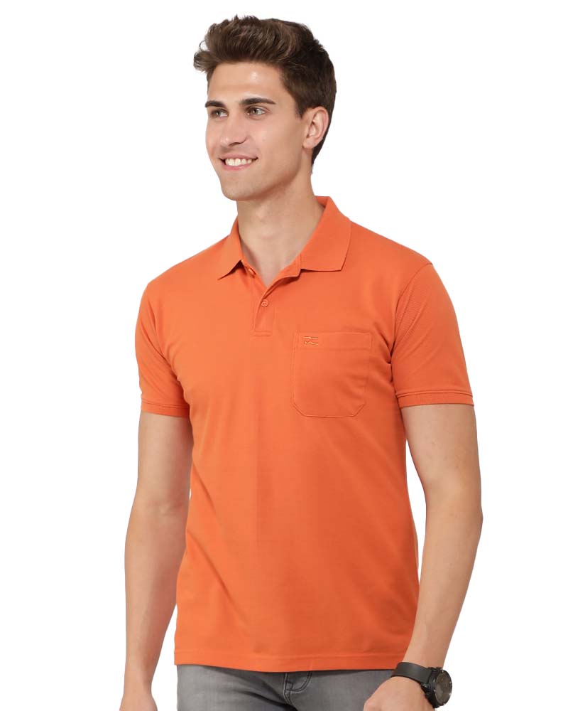Everyday Basic Polo T-Shirt with Pocket