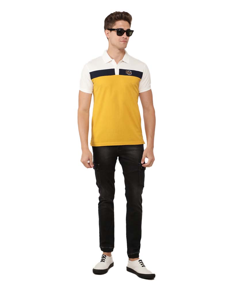 Mexico Yellow Polo T-Shirt