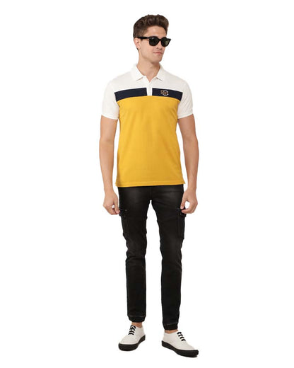 Mexico Yellow Polo T-Shirt
