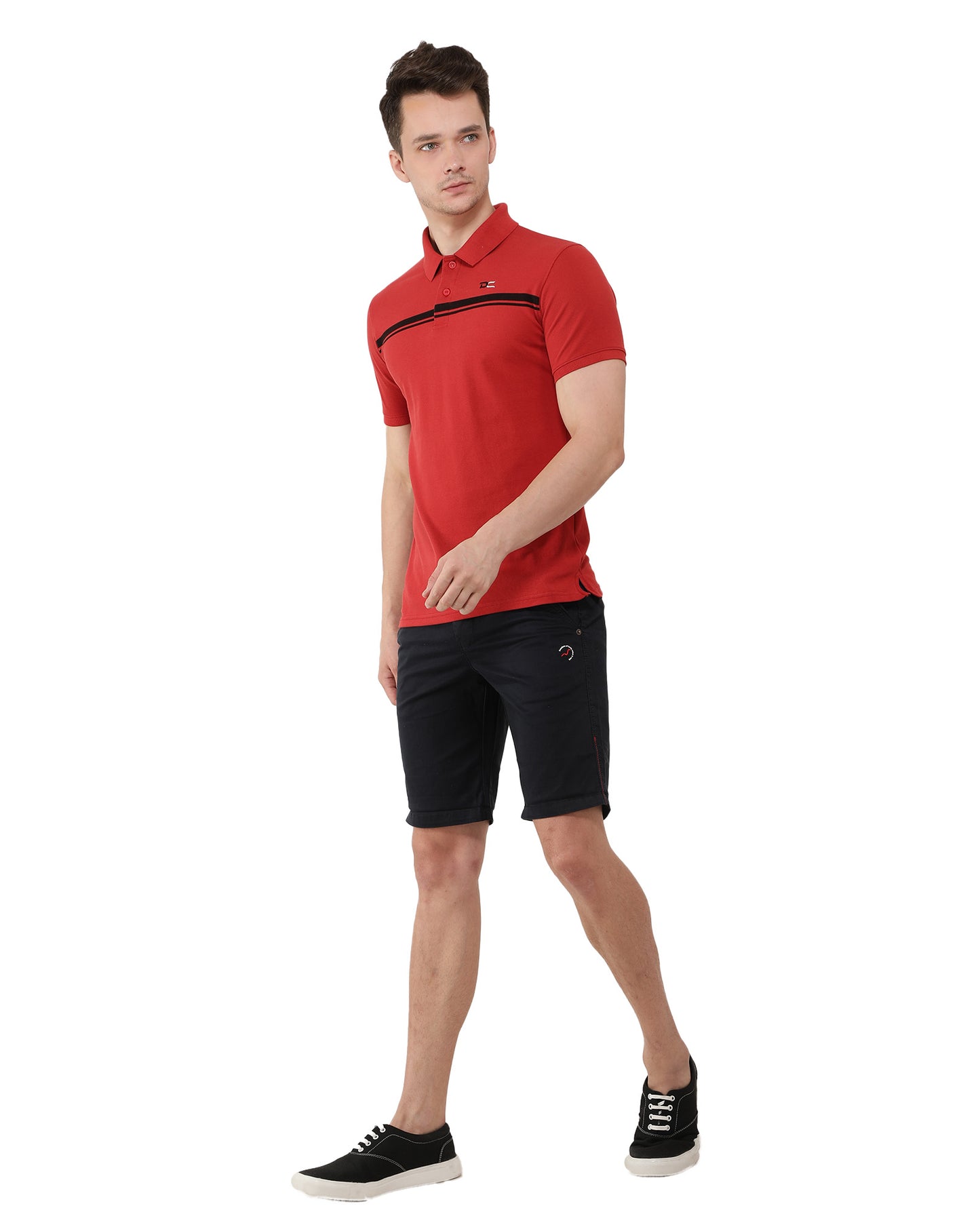 Striped Polo T-shirt