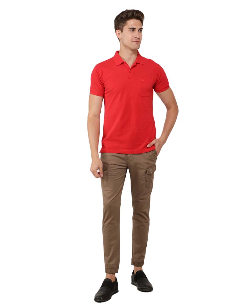 Everyday Basic Polo T-Shirt with Pocket