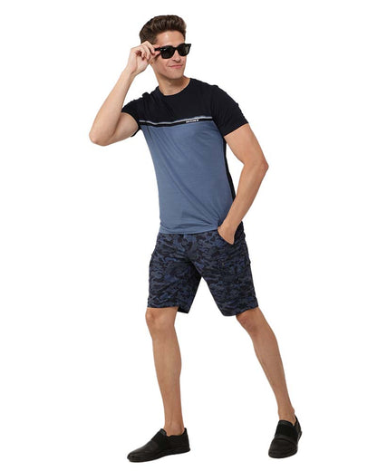Oxford Blue Comfortable Half Sleeve T-Shirt