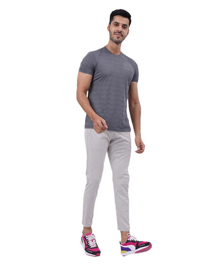 Textured Dryfit Round T-Shirt