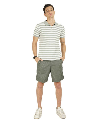 Everyday Striped Polo T-Shirt