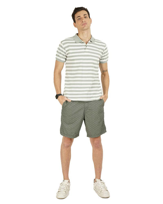 Everyday Striped Polo T-Shirt