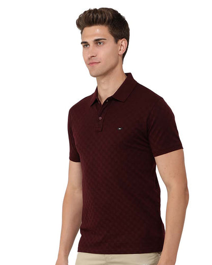 Old Money Chess Textured Polo