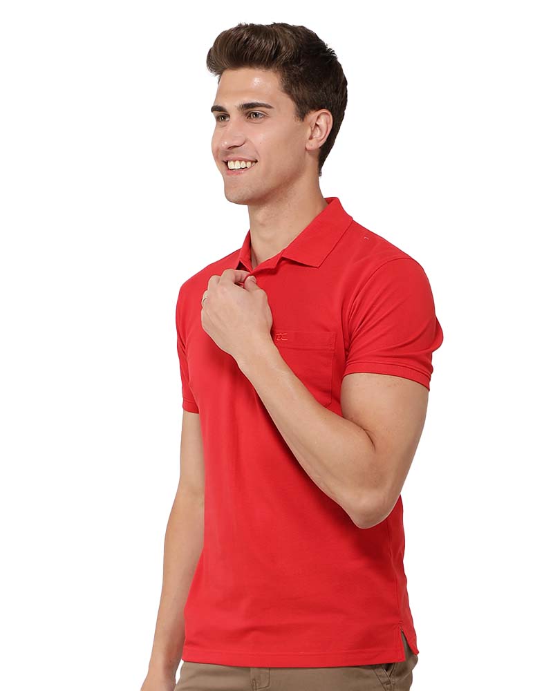 Everyday Basic Polo T-Shirt with Pocket