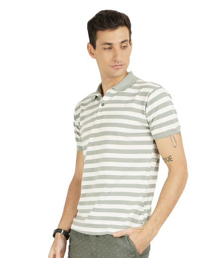 Everyday Striped Polo T-Shirt