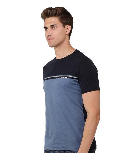 Oxford Blue Comfortable Half Sleeve T-Shirt