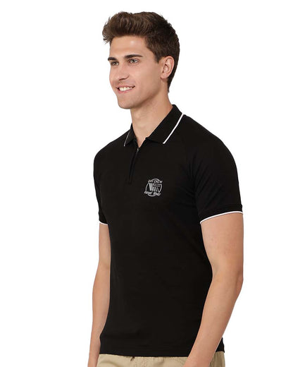 Onyx Raglan Sleeve Poly Polo Tshirt