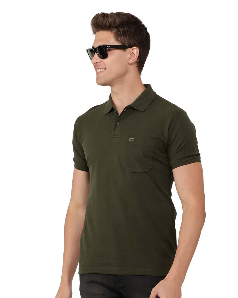 Everyday Basic Polo T-Shirt with Pocket