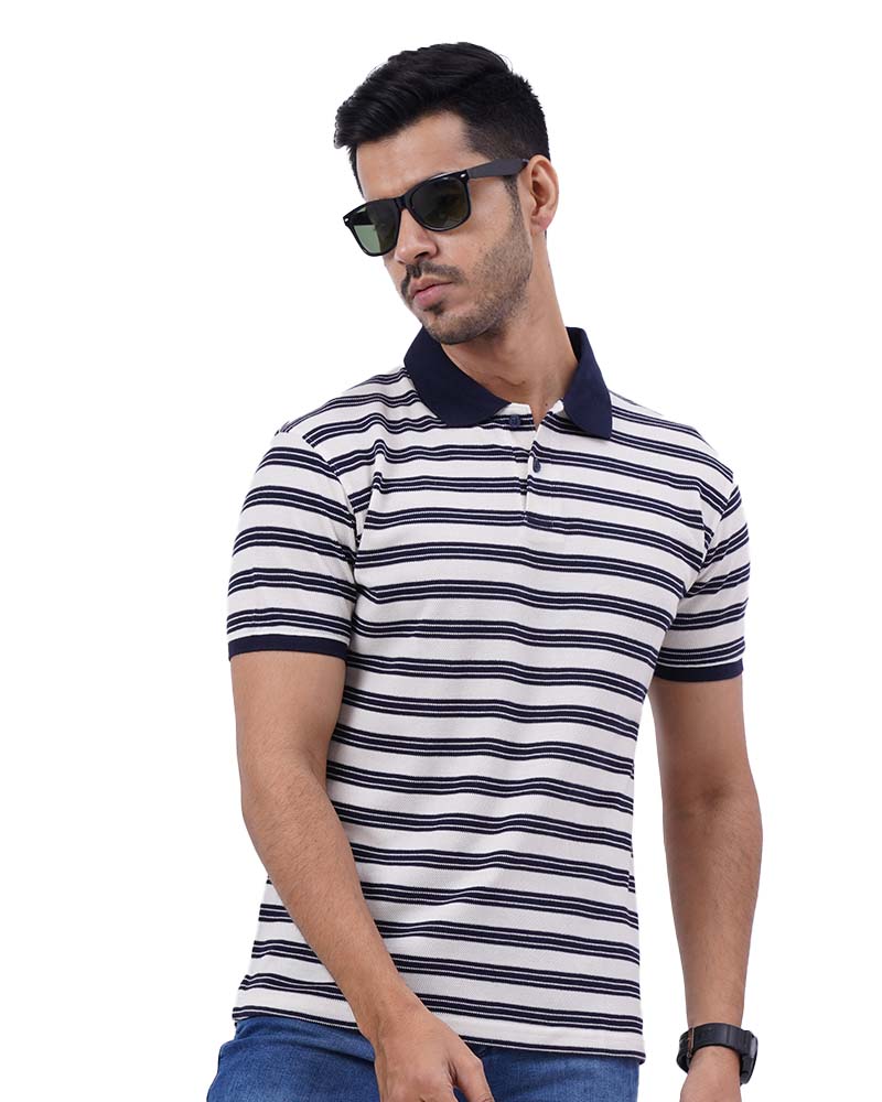 Premium Teeth Texture Polo T-Shirt