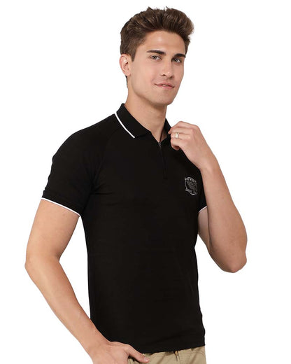 Onyx Raglan Sleeve Poly Polo Tshirt
