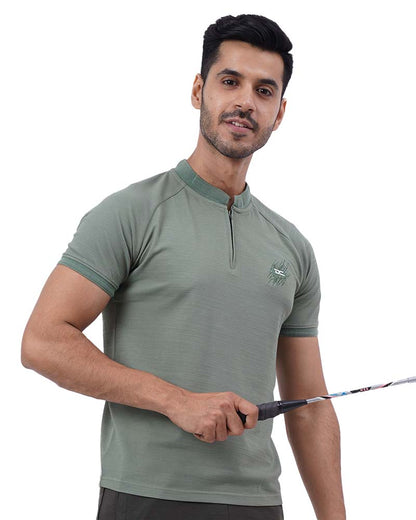 Pista Zipped Polo T-Shirt