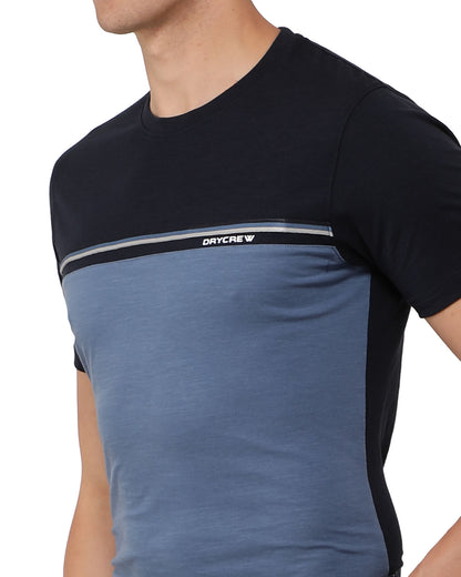 Oxford Blue Comfortable Half Sleeve T-Shirt