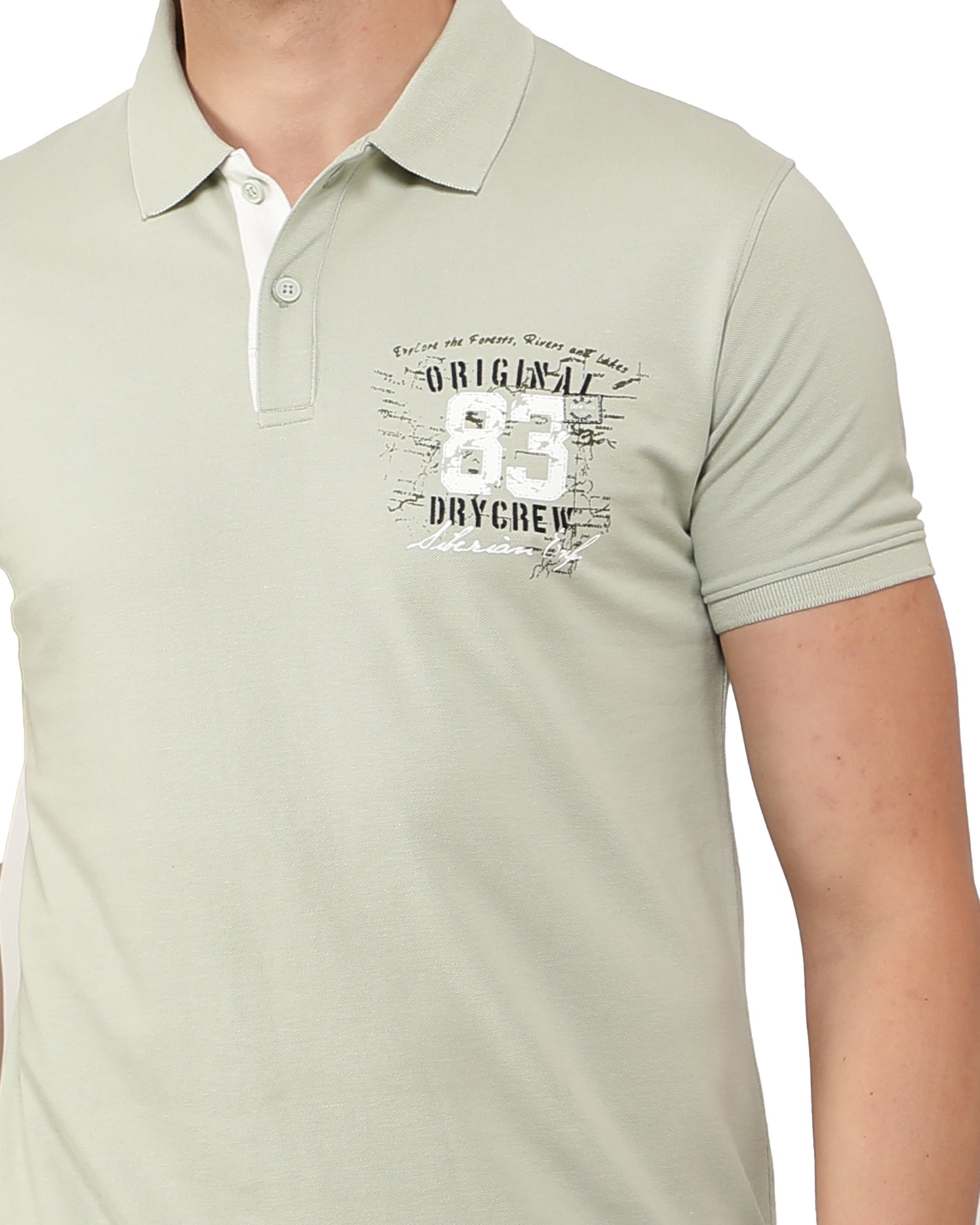 Printed Uptown Polo T-Shirt