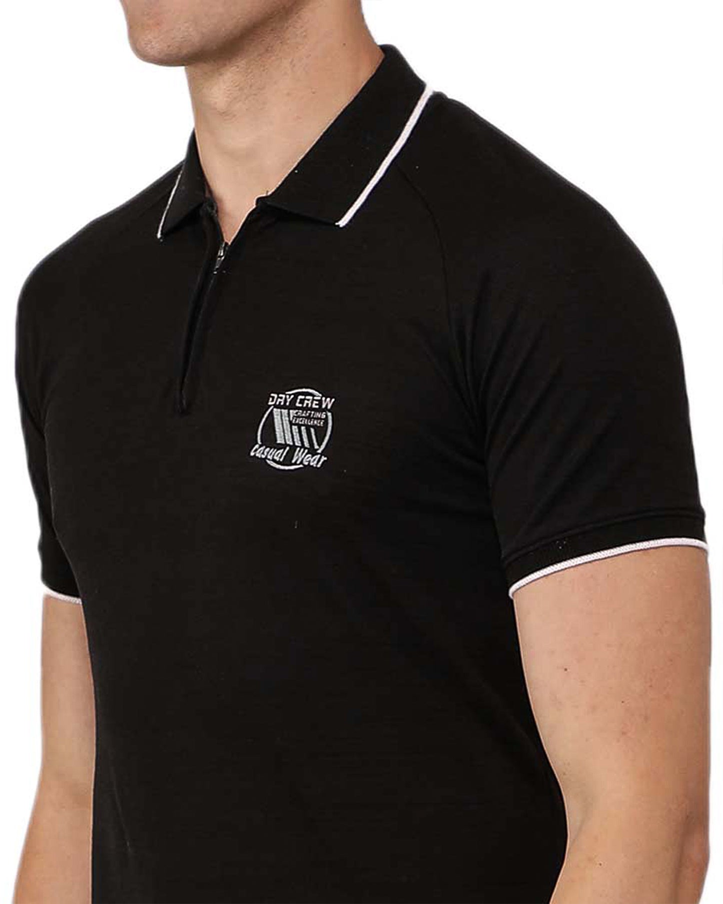 Onyx Raglan Sleeve Poly Polo Tshirt