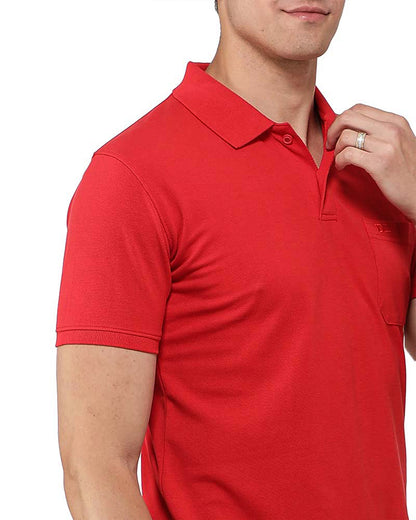 Everyday Basic Polo T-Shirt with Pocket
