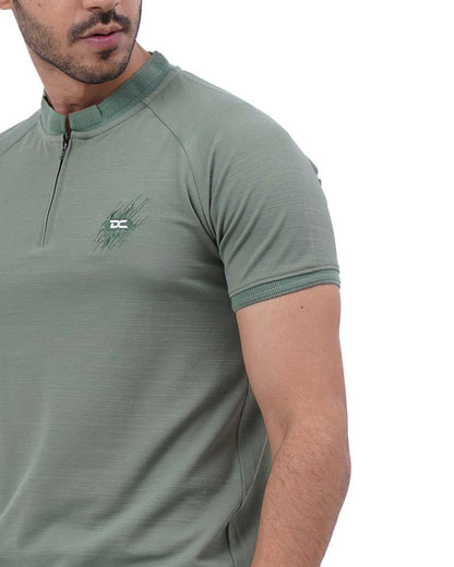 Pista Zipped Polo T-Shirt
