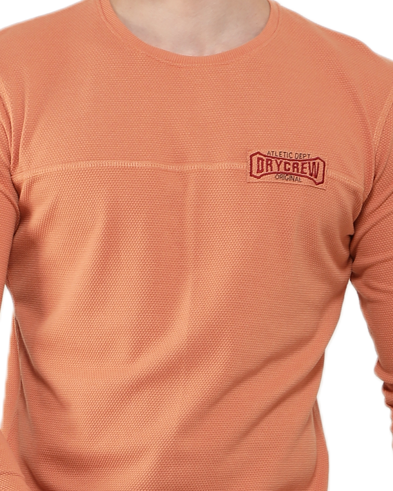 Popcorn Texture Full Sleeve T-shirt
