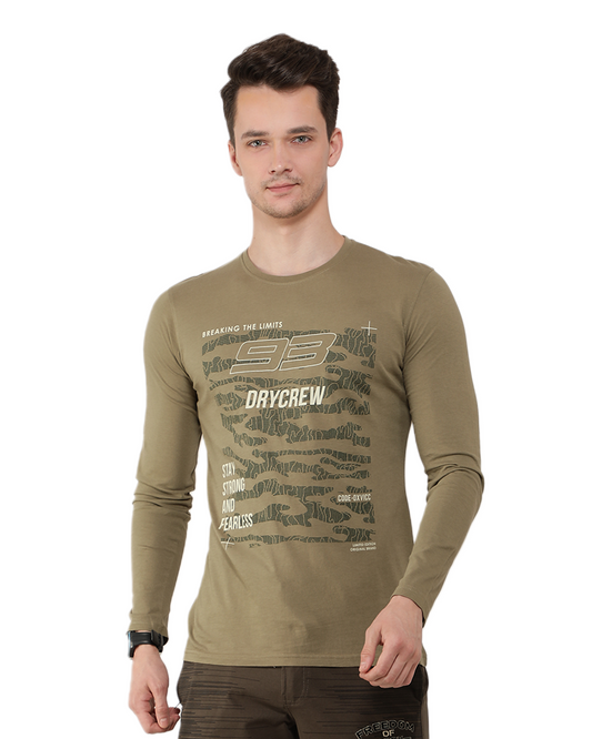 Spanish Olive Full Sleeve T-Shirt