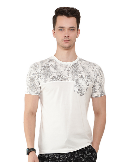 Havana Print Half Sleeve T-Shirt