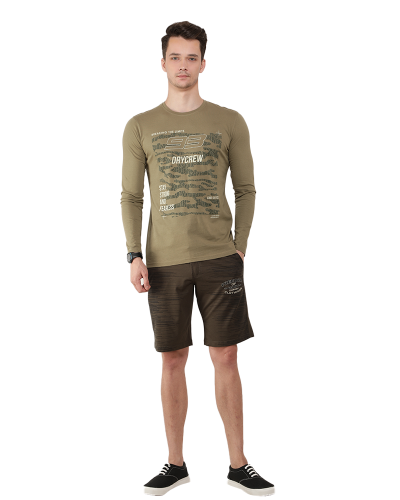 Spanish Olive Full Sleeve T-Shirt