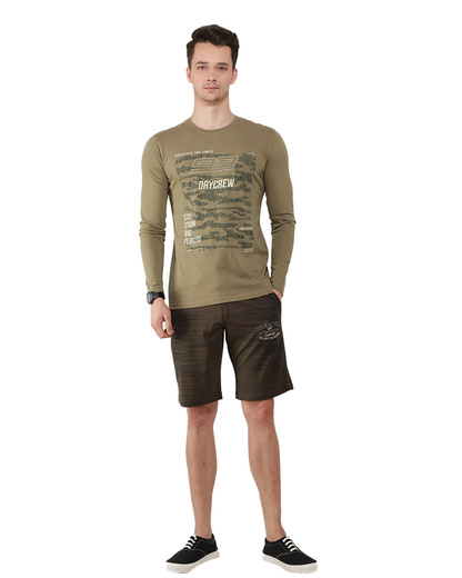 Spanish Olive Full Sleeve T-Shirt