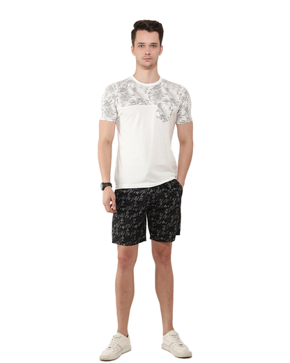 Havana Print Half Sleeve T-Shirt