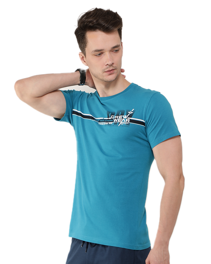 Striped Half Sleeve T-Shirt for Men
