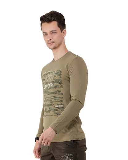 Spanish Olive Full Sleeve T-Shirt
