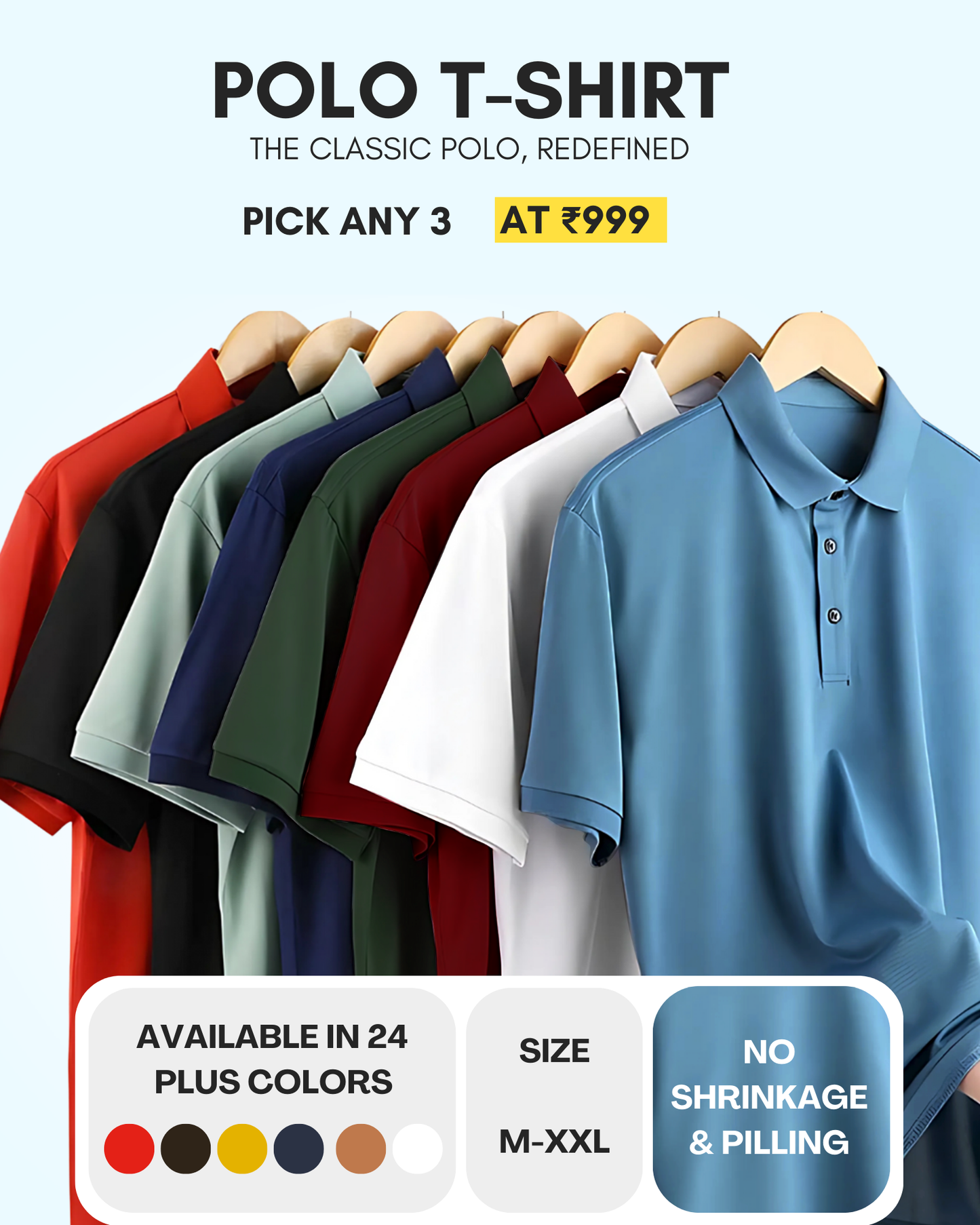 Polo T-Shirt Combo