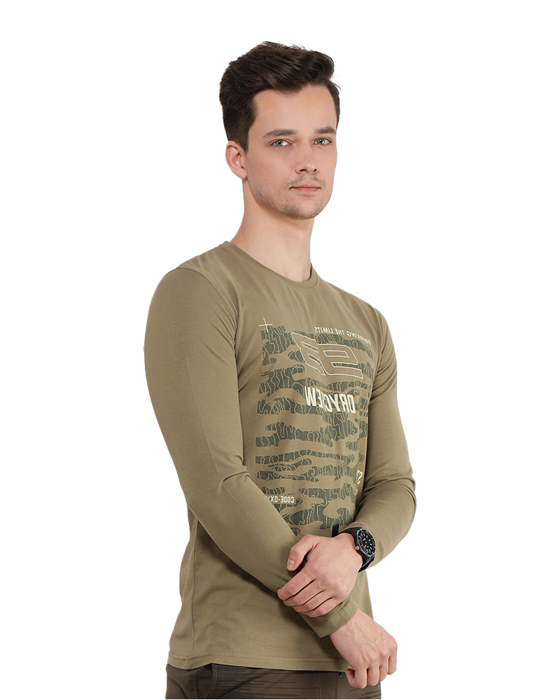 Spanish Olive Full Sleeve T-Shirt