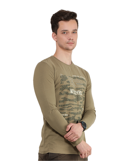 Spanish Olive Full Sleeve T-Shirt