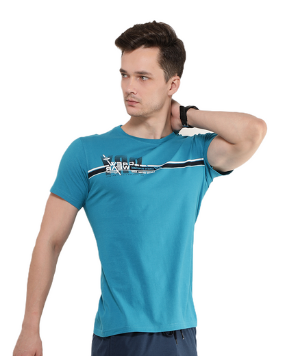 Striped Half Sleeve T-Shirt for Men